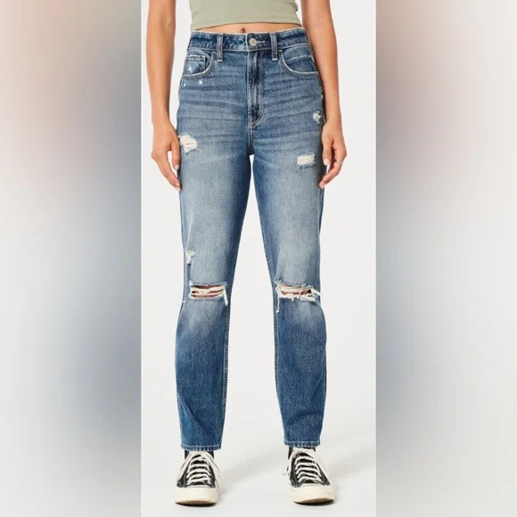Hollister Jeans Hollister Womens Ultra Highrise Ripped Medium